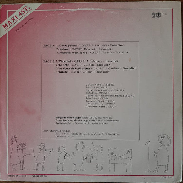 Chabot : Chers Poétes (12", MiniAlbum)