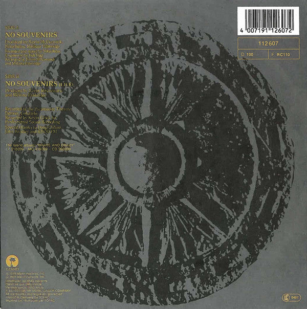 Melissa Etheridge : No Souvenirs (7", Single)