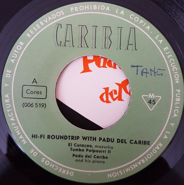 Padu Del Caribe : Hi-Fi Roundtrip With Padu Del Caribe (7", EP)