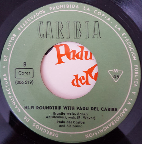 Padu Del Caribe : Hi-Fi Roundtrip With Padu Del Caribe (7", EP)