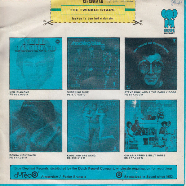 The Twinkle Stars : Singerman (7")