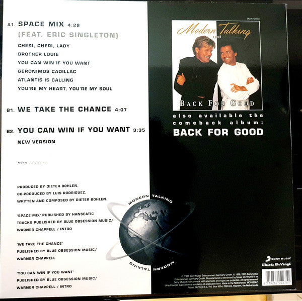 Modern Talking : Space Mix + We Take The Chance (12", Maxi, Ltd, Num, RE, RM, 180)