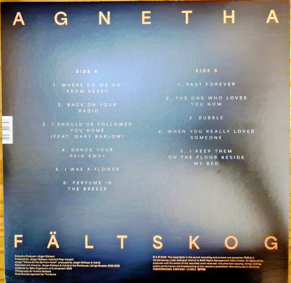 Agnetha Fältskog : A+ (LP, Album, Whi)