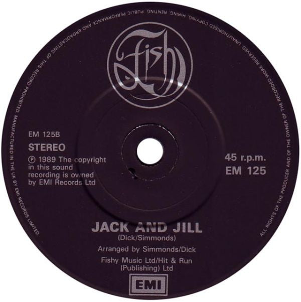 Fish : Big Wedge (7", Single, Bla)