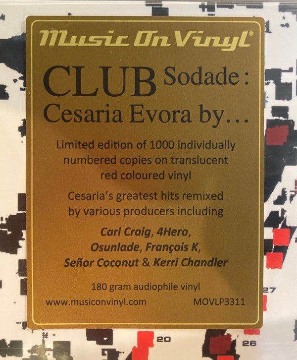 Cesaria Evora : Club Sodade : Cesaria Evora By... (2xLP, Comp, Ltd, Num, RE, Tra)