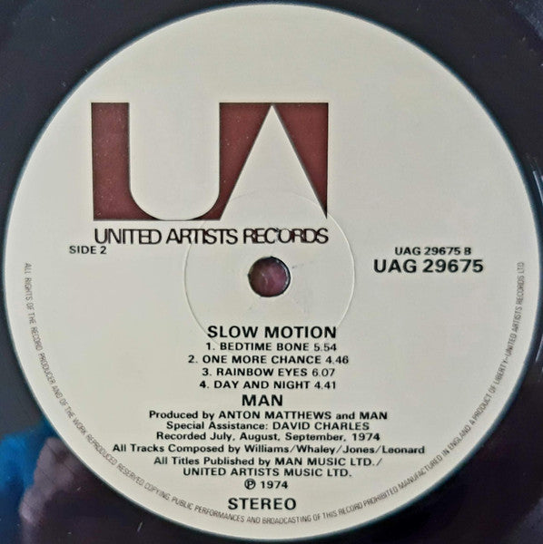 Man : Slow Motion (LP, Album, Lam)