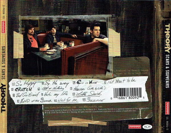 Theory Of A Deadman : Scars & Souvenirs (CD, Album)
