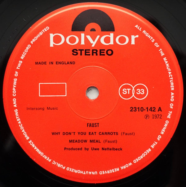 Faust : Faust (LP, Album)