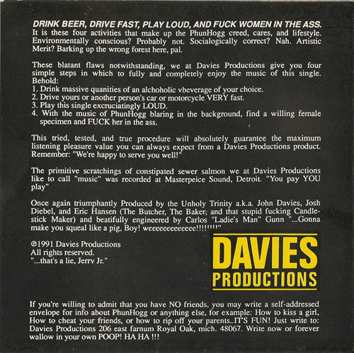 Phunhogg : Utica (7", Yel)