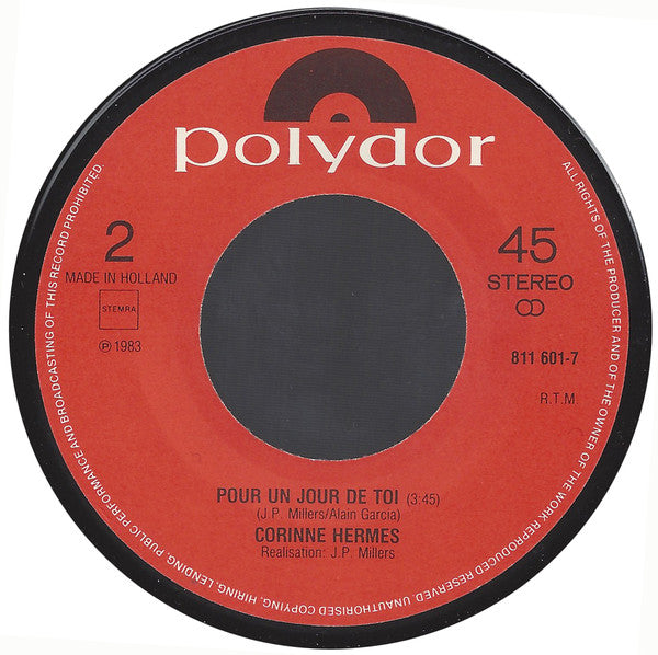 Corinne Hermès : Si La Vie Est Cadeau (7", Single)