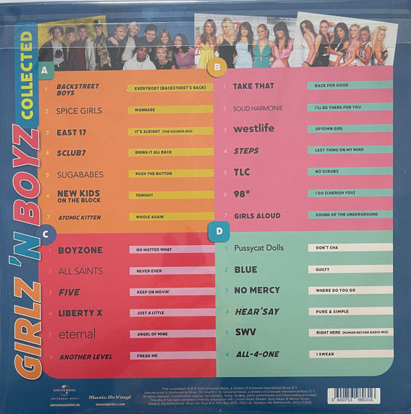 Various : Girlz 'N Boyz Collected (LP, Ltd, Blu + LP, Pin + Comp, Ltd)