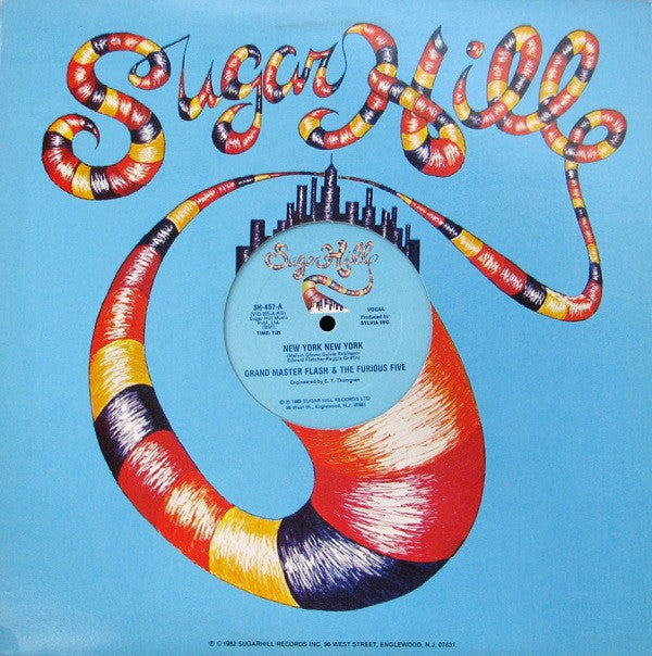 Grandmaster Flash & The Furious Five : New York New York (12")