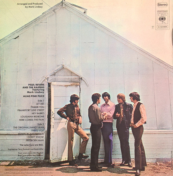 Paul Revere & The Raiders Featuring Mark Lindsay : Alias Pink Puzz (LP, Album)