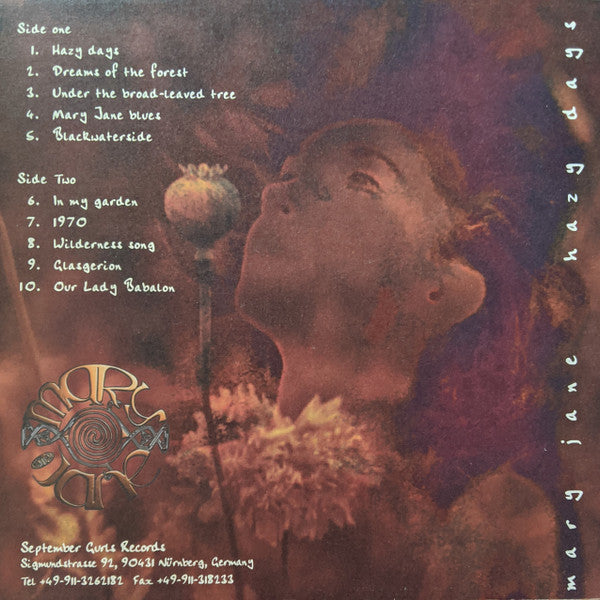 Mary Jane (3) : Hazy Days (LP, Album)