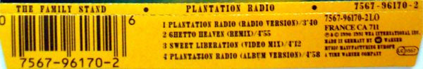 The Family Stand : Plantation Radio (CD, Single)