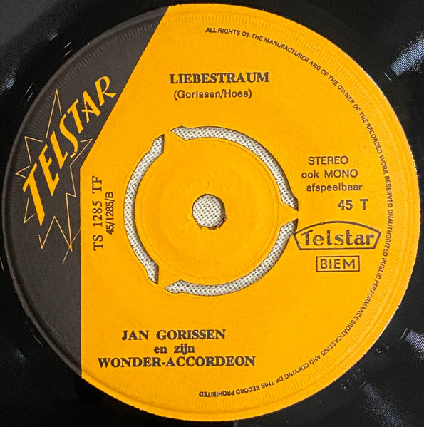 Jan Gorissen : Romance '67 (Plaisir D'amour) (7", Single)