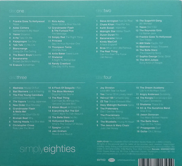 Various : Simply Eighties (4xCD, Comp)