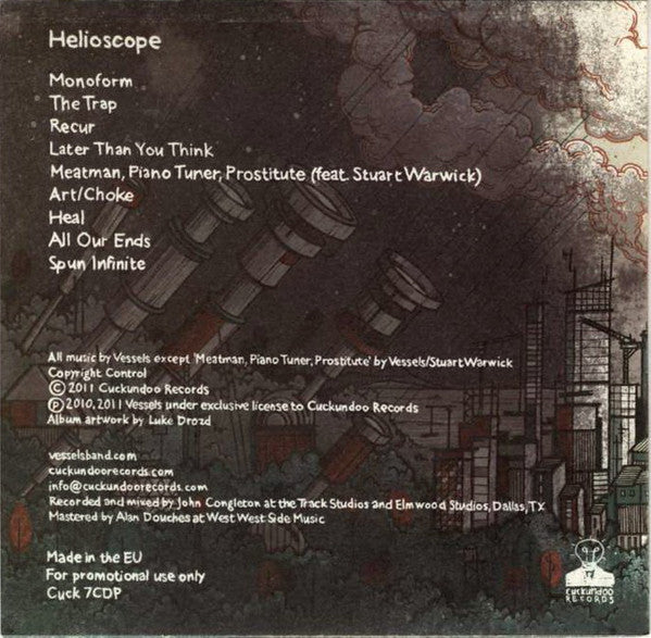 Vessels : Helioscope (CD, Album, Promo)