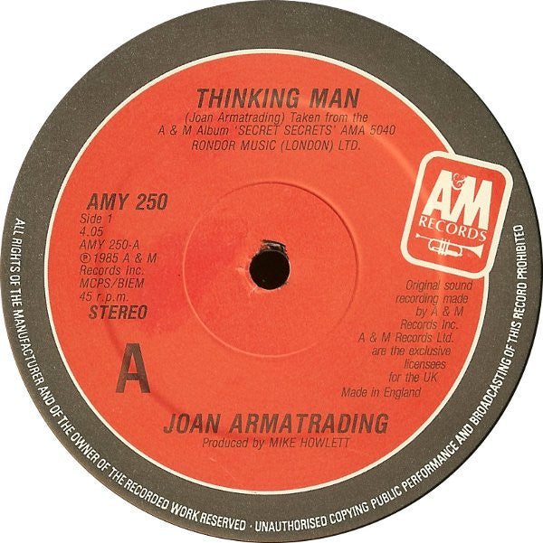 Joan Armatrading : Thinking Man (12", Single)