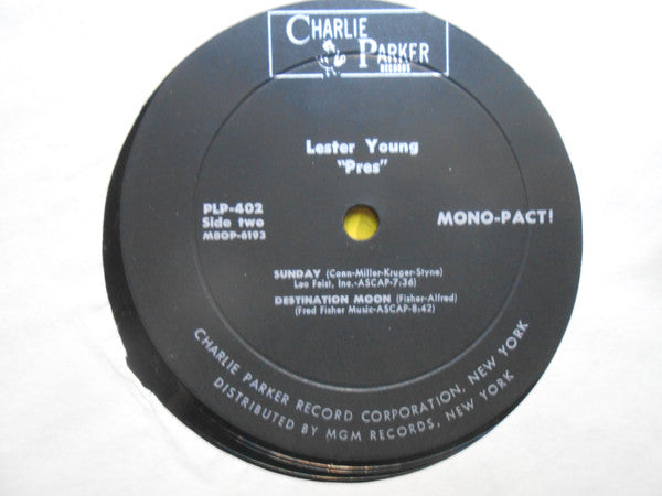 Lester Young : Pres (LP, Comp, Mono)