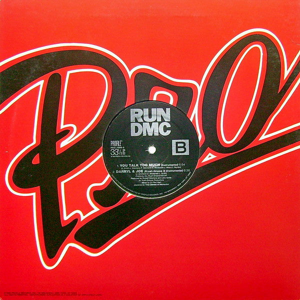 Run-DMC : You Talk Too Much / Daryll & Joe (Krush Groove 3) (12", RE)