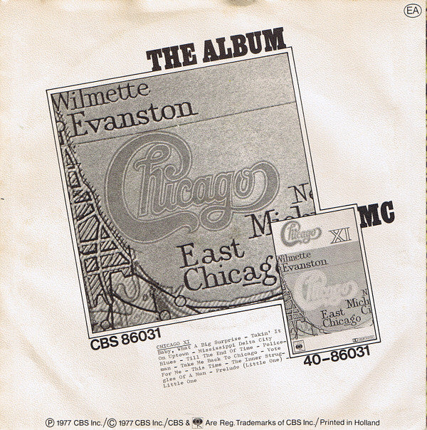 Chicago (2) : Baby, What A Big Surprise  (7", Single)