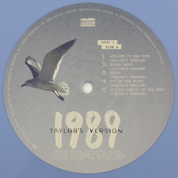 Taylor Swift : 1989 (Taylor's Version) (2xLP, Album, S/Edition, Blu)