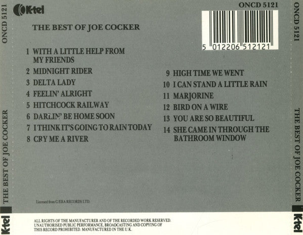 Joe Cocker : The Best Of Joe Cocker (Feelin' Alright) (CD, Comp)