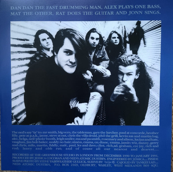 Ned's Atomic Dustbin : God Fodder (LP, Album, Ltd, Num, RE, Blu)