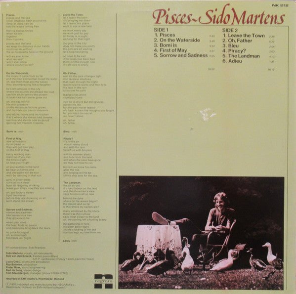 Sido Martens : Pisces (LP, Album)