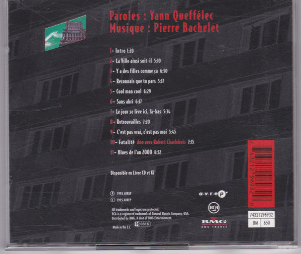 Pierre Bachelet : La Ville Ainsi Soit-Il (CD, Album)