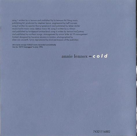 Annie Lennox : Cold (Coldest) (CD, Single)