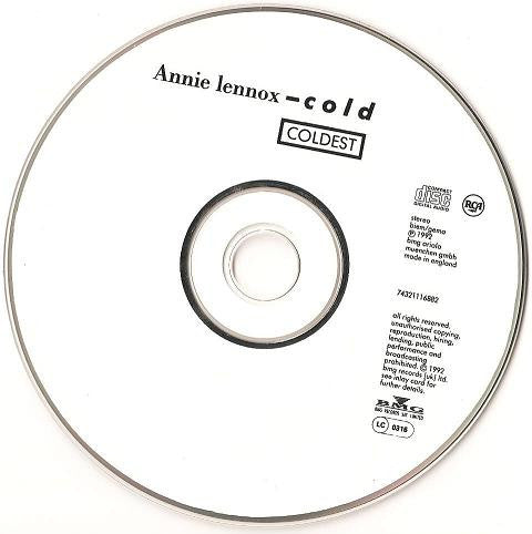 Annie Lennox : Cold (Coldest) (CD, Single)