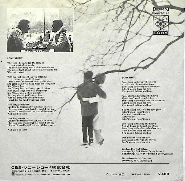 Andy Williams : Love Story (7")