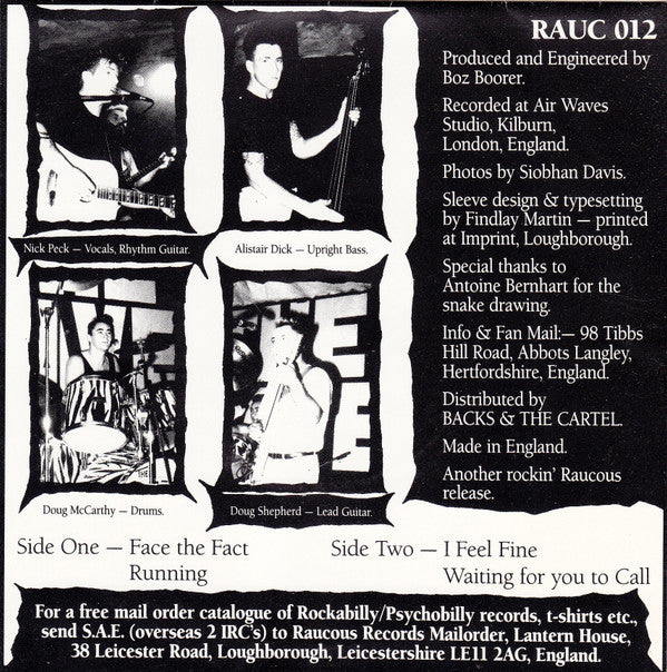 The Rattlers! : Face The Fact (7", EP)