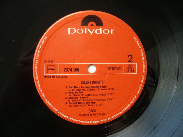 Saga (3) : Silent Knight (LP, Album)