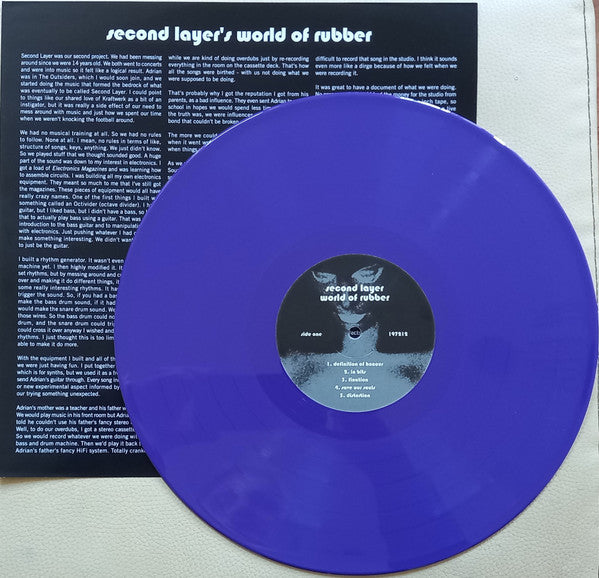 Second Layer : World Of Rubber (LP, Album, Ltd, RE, Pur)
