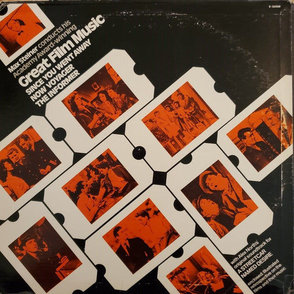 Alex North / Max Steiner : A Streetcar Named Desire/ Great Film Music (LP, Comp)