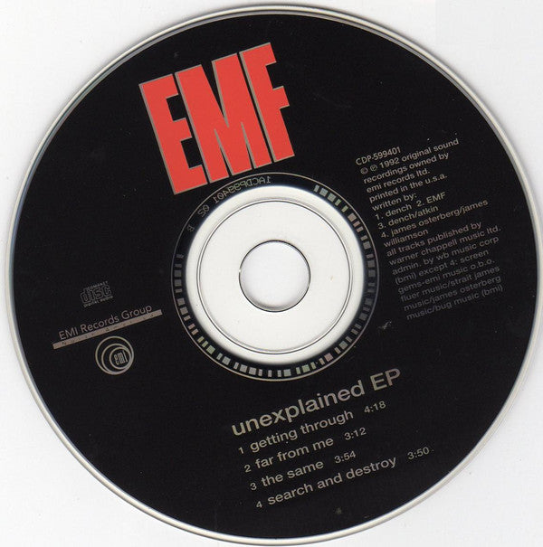 EMF : Unexplained EP (CD, EP, Club)
