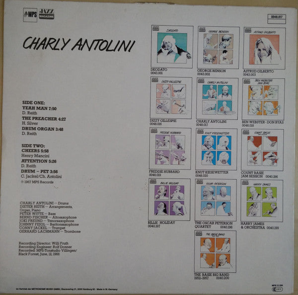 Charly Antolini : Charly Antolini (LP, Album, RE)