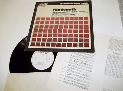 Paul Hindemith, Siegfried Palm : Kammermusik Nr. 3 (Cellokonzert) / Nobilissima Visione (LP, Album, RE)