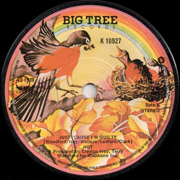 Hot : Angel In Your Arms (7", Single)