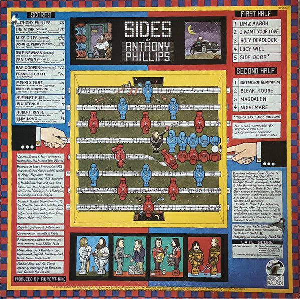 Anthony Phillips : Sides (LP, Album)