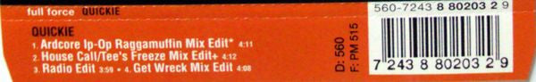 Full Force : Quickie (CD, Maxi)