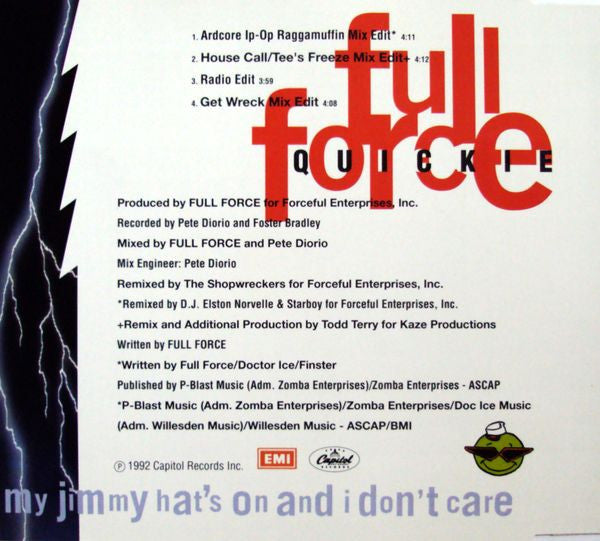 Full Force : Quickie (CD, Maxi)