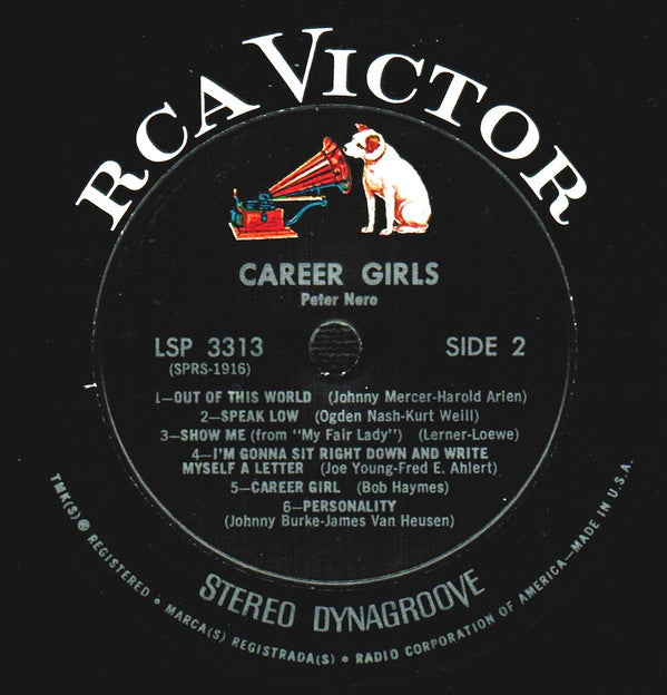 Peter Nero : Career Girls (LP, Album)