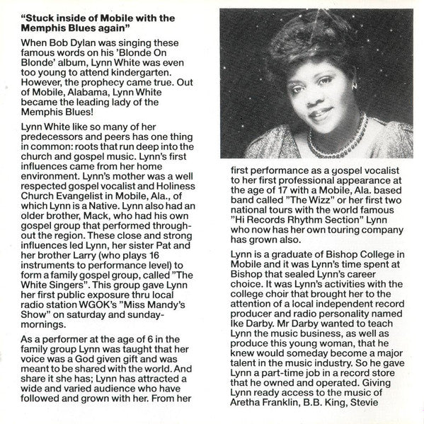 Lynn White : Yes I'm Ready (CD, Album)