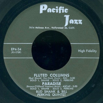 Bud Shank And Bill Perkins Quintet : Bud Shank And Bill Perkins Quintet (7", EP)