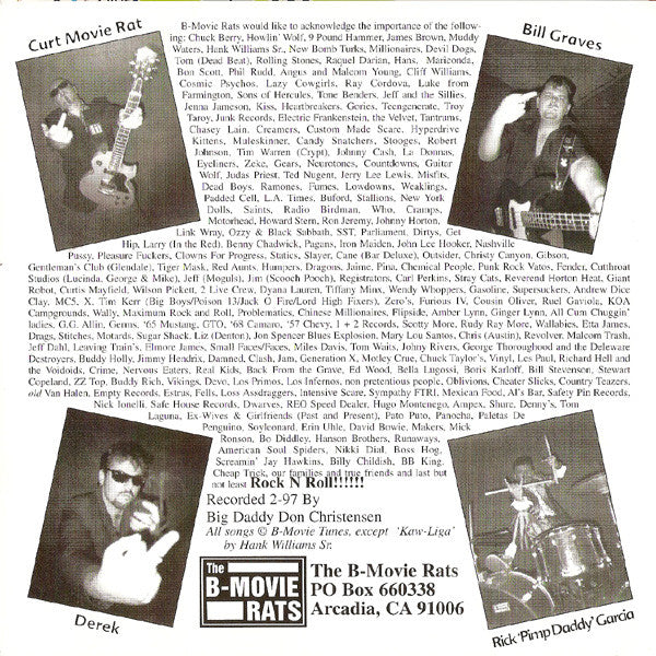 B-Movie Rats : Teenage Queen (7")