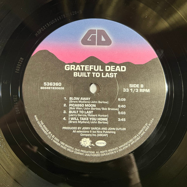 The Grateful Dead : Built To Last (LP, Album, RE)